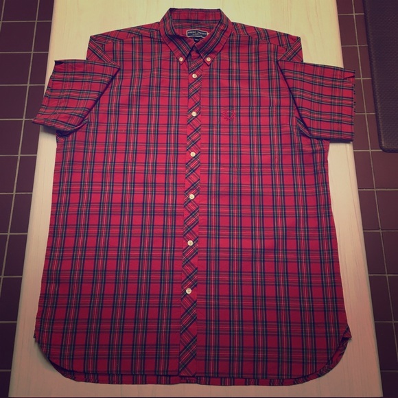 Tartan Fred Perry SS Button Up
