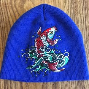 Ed Hardy Koi 🐟 beanie.