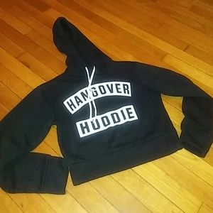 Crop top hangover hoodie