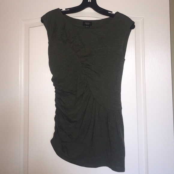 Anthropologie olive green tank