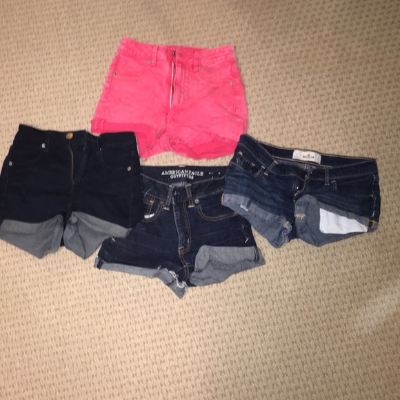 AMERICAN EAGLE and HOLLISTER jean shorts