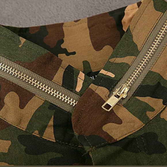 4X HP||🌟NEW! Camo Chic Utility Bomber Jacket - Picture 5 of 8