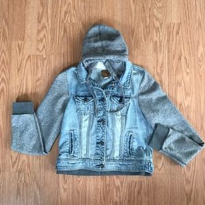 American Eagle Jean/Hoodie Jacket!