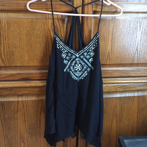 Boho Embroidered Tank