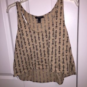 Patterned Crop Top Forever 21