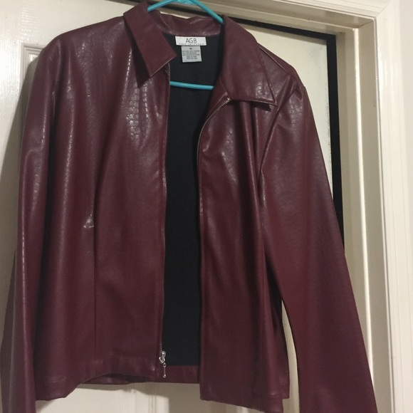 Burgundy jacket