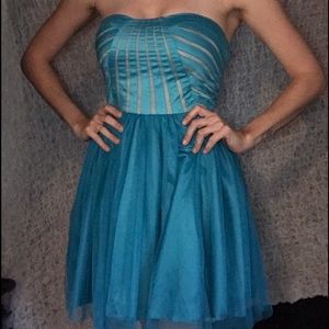 Blue party dress