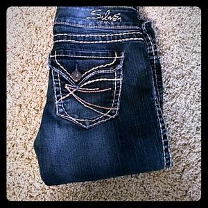 Silver jeans