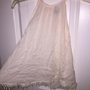H&M High Neck White Tank
