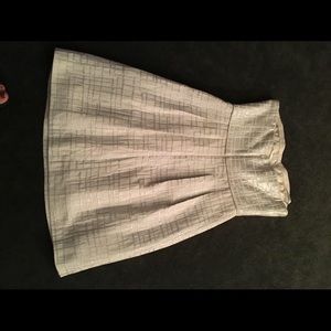 BCBG white/silver mini dress