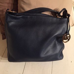 Michael Kors Navy Blue Handbag