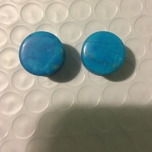 Turquoise plugs / gauges