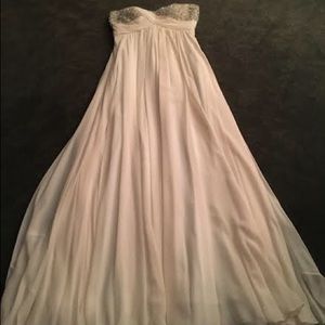 Saks Fifth Avenue white gown