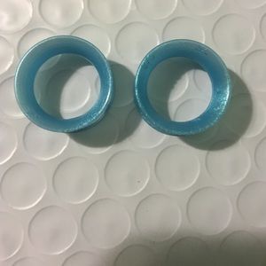 Kaos soft wear light blue plugs/ tunnels/ gauges