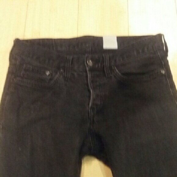 Silm Low Waist Black Jeans by &Denim H&M 30/32 - Picture 3 of 3