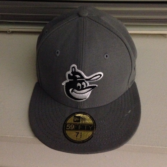 Fitted black/gray Orioles hat 59Fifty size 7.5