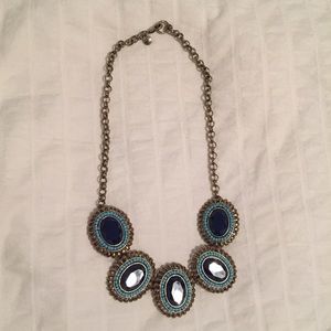 J. Crew navy blue necklace