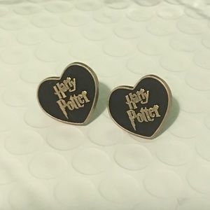 Harry Potter stud heart earrings