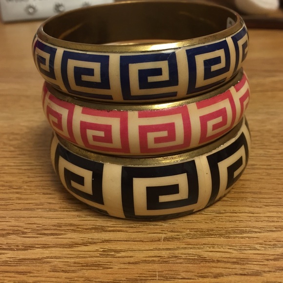 Set of 3 Greek bangles