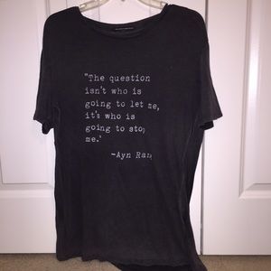 Brandy Melville Vintage Quote Tee