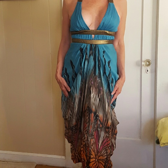 Bebe butterfly print dress