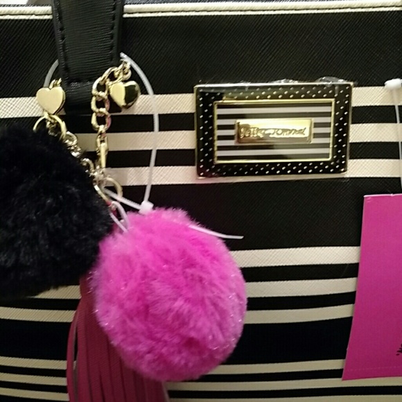 Betsey Johnson striped and polka dot crossbody - Picture 2 of 4