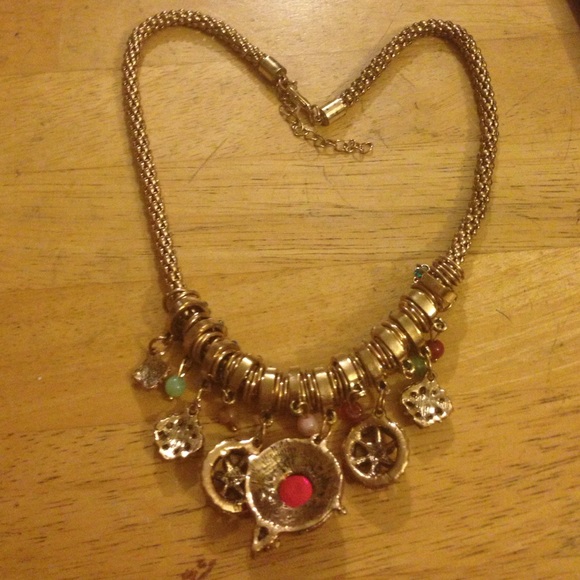 Gorgeous Statement Beads Rhinestone Necklace - image 3