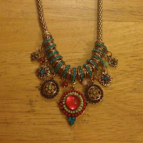 Gorgeous Statement Beads Rhinestone Necklace - image 4