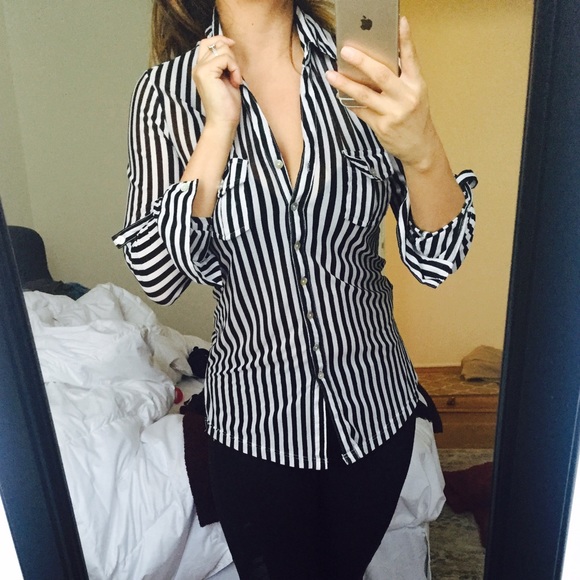Striped Button Up Classic - Picture 2 of 3