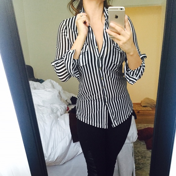 Striped Button Up Classic - Picture 3 of 3