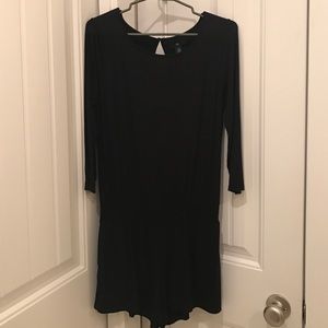 Gap black romper, size XS