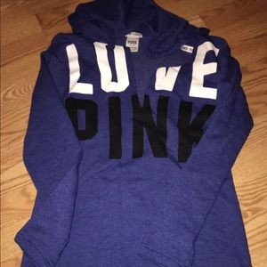 hooded PINK sweatshirt