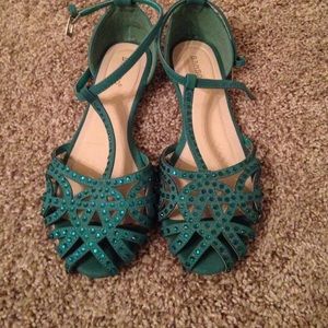 Pretty Green Sandals