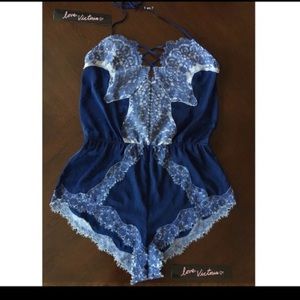 Victoria's Secret Lingerie Lace Romper