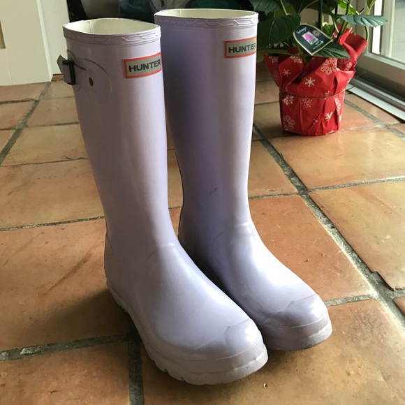 Lavender Hunter Boots