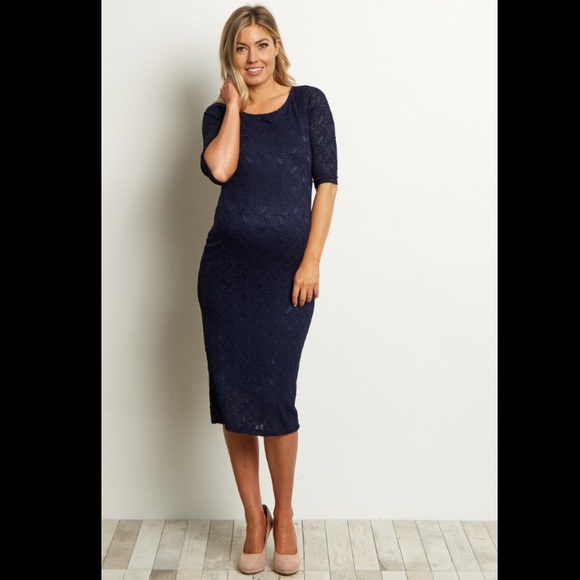 BRAND NEW (w/tags) Pinkblush Maternity Lace Dress