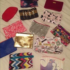13 makeup bags - brand new