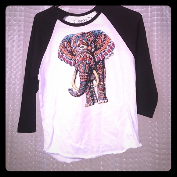 Riot society Pacsun baseball top