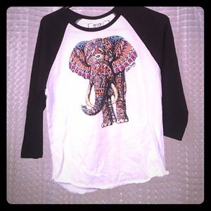 Riot society Pacsun baseball top