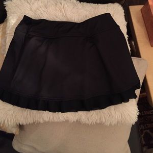 Ruffled tennis skirt