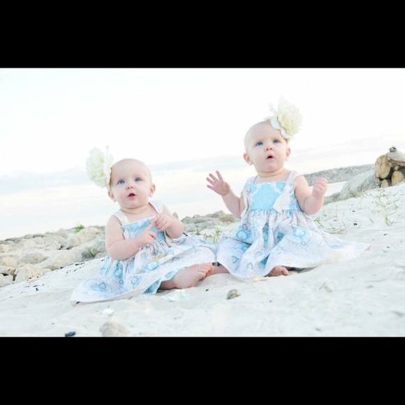 Gorgeous sparkly knot dress and ruffle pants!