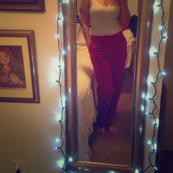 Polo Ralph Lauren Red Corduroy Pants