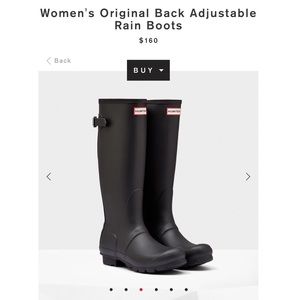 Hunter Adjustable Back Rainboots