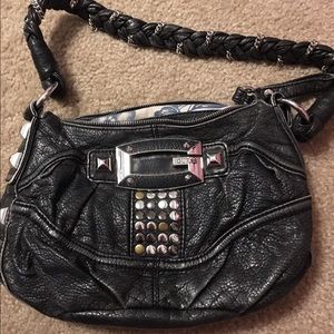 Black guess studded purse