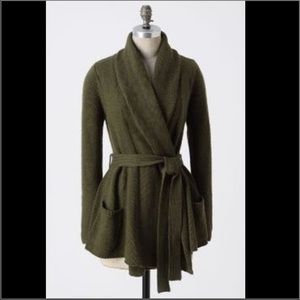 Anthropologie Cardigan with Back Detail