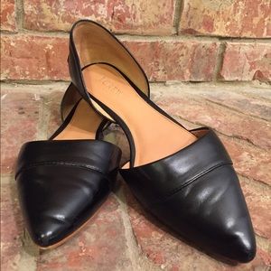 J. Crew leather flats. Sz. 9