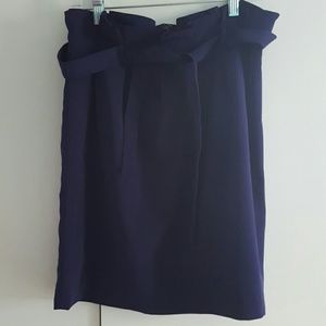 The Limited belted pleat skirt
