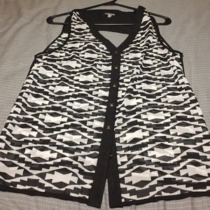 Charlotte Russe Back Cutout Shirt