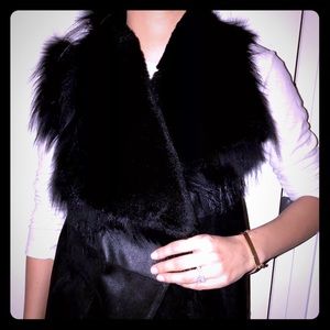 Yves salomon fur jacket
