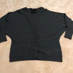 *FINAL SALE* Dark Gray Batwing Cardigan